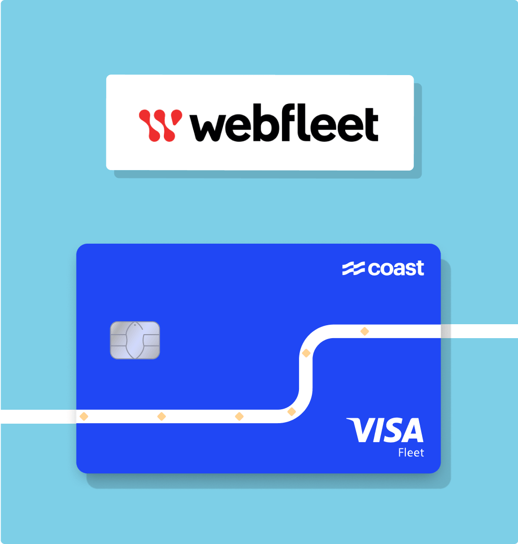 Webfleet logo Coast card