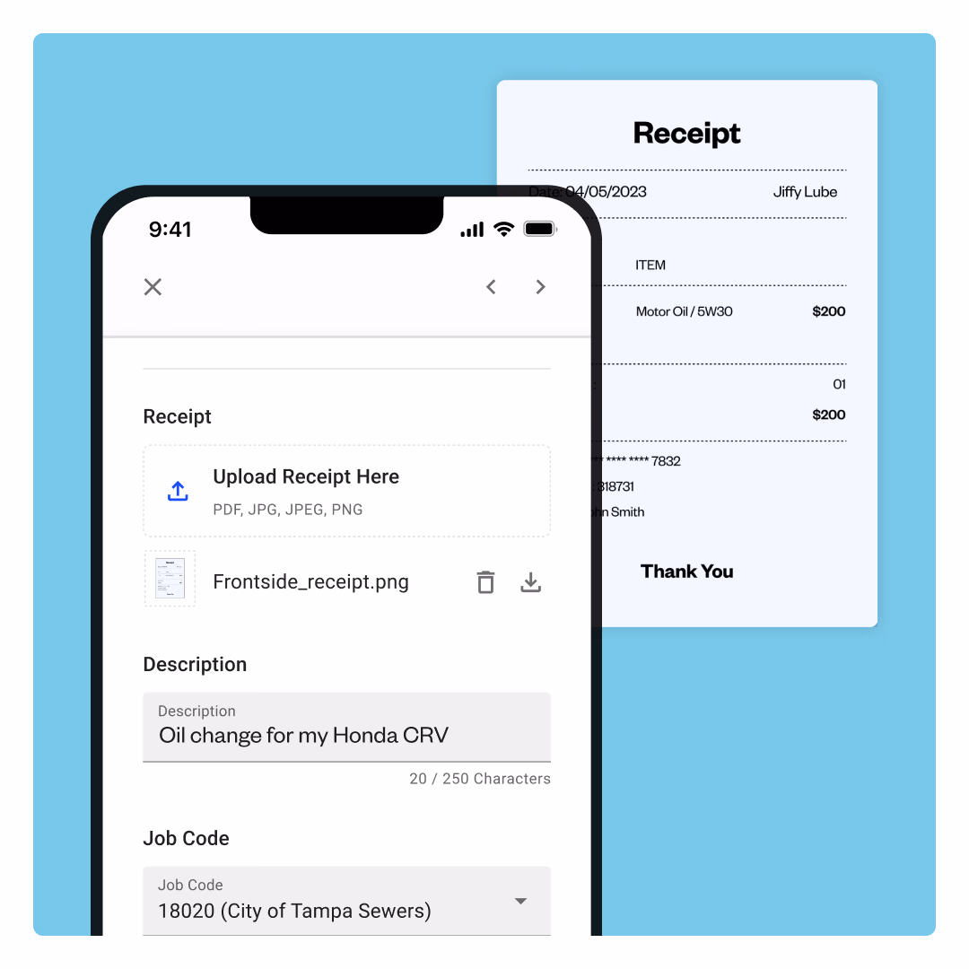Receipt capture
