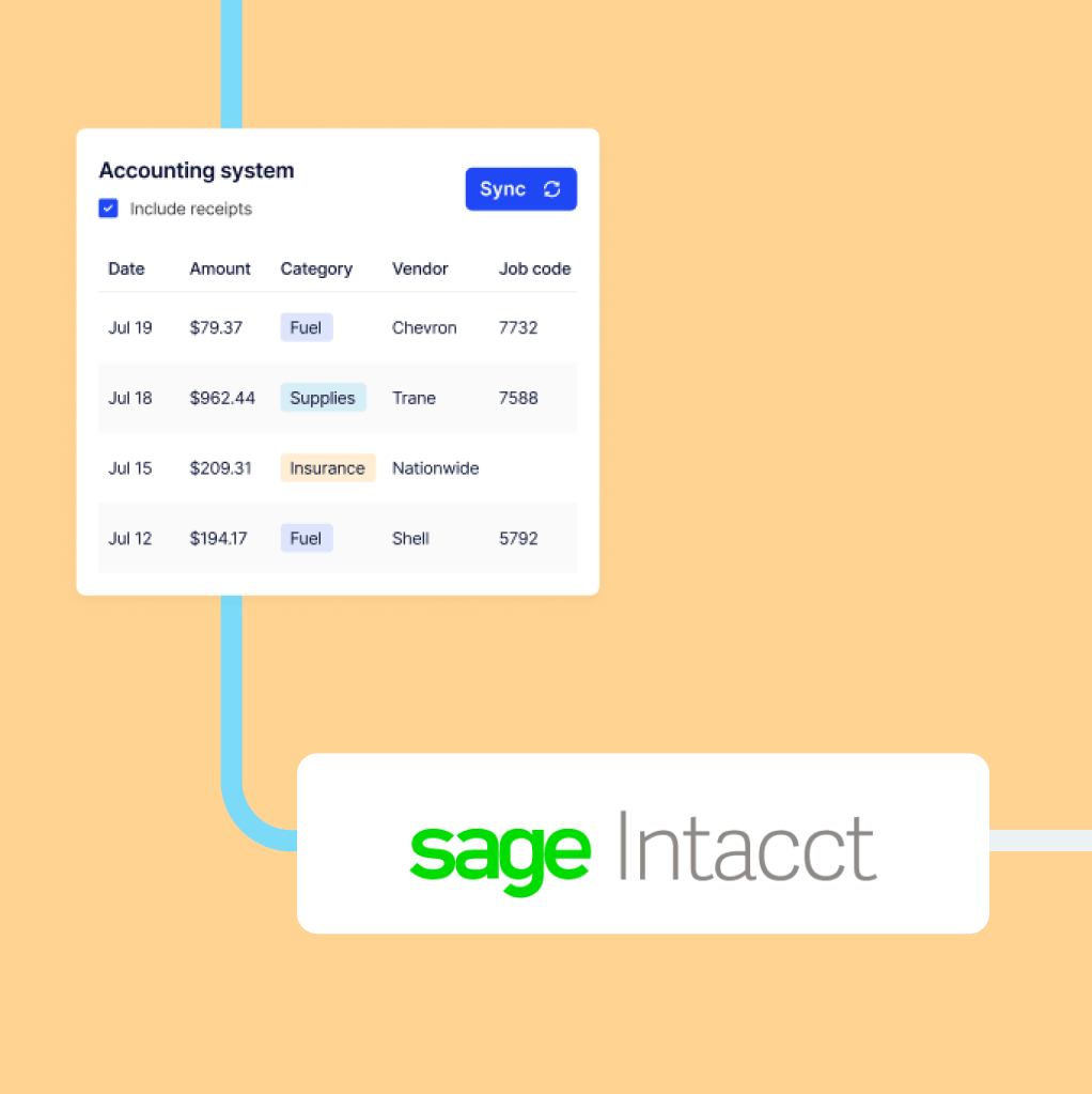 Sage Intacct export