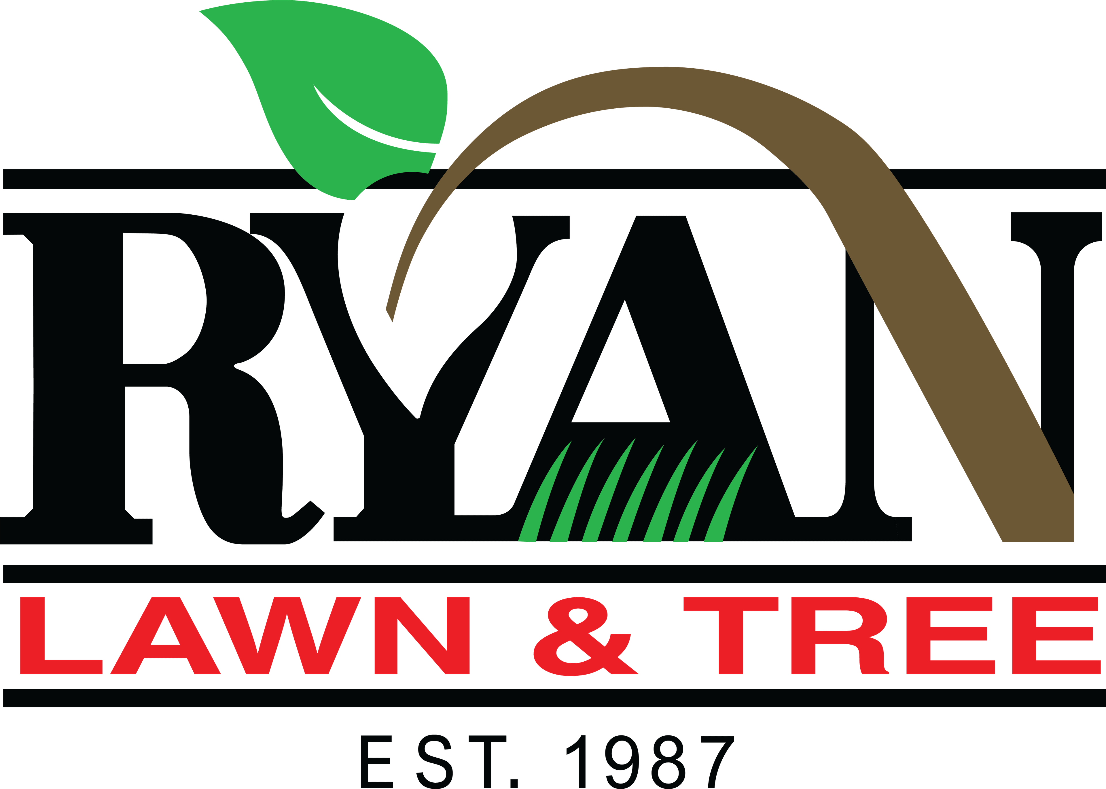 ryan lawn and tree logo