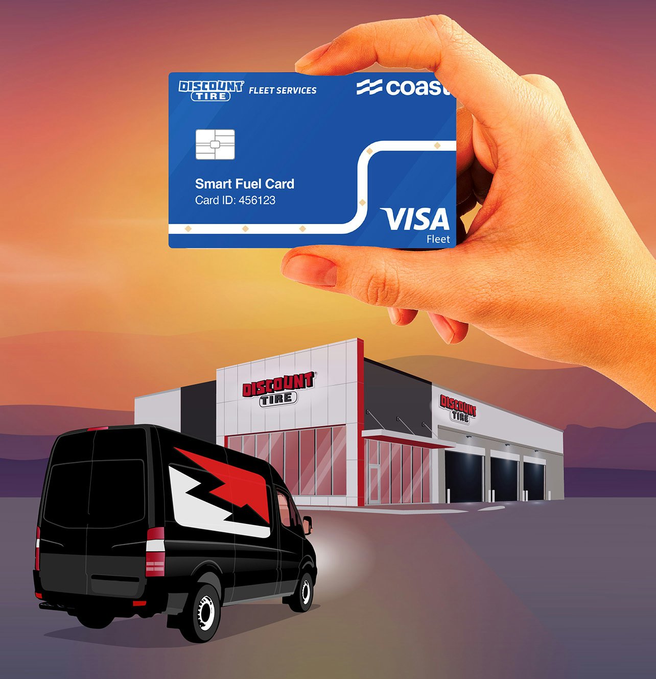Discount Tire Fleet Services Coast Fuel Card