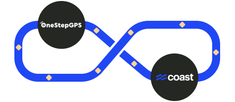 OneStep GPS Coast logos