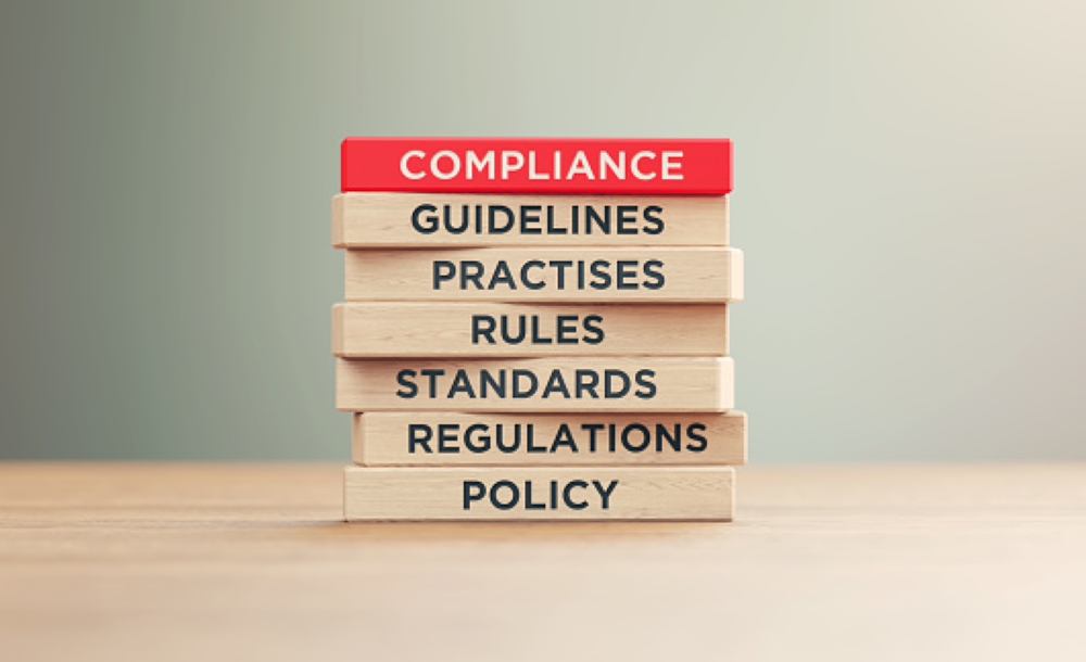 fleet compliance categories written on blocks