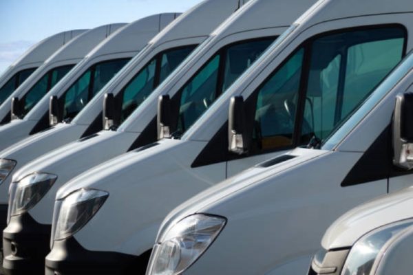 fleet of vans